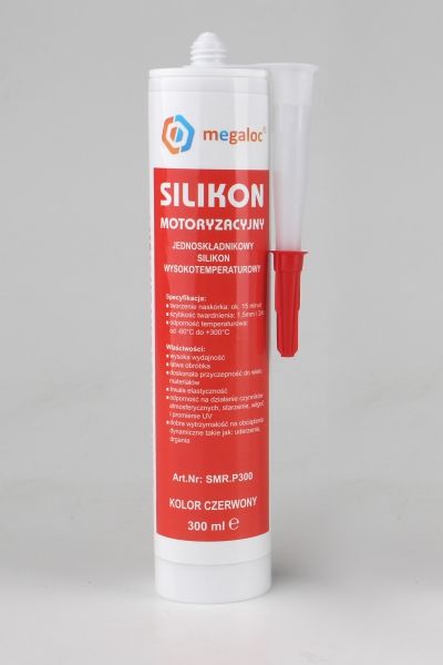 silikony wysokotemperaturowe 
Silikon Motoryzacyjny Czerwony, płynna uszczelka 
Silikon Motoryzacyjny Czerwony, płynna uszczelka miski olejowej 
Silikon Motoryzacyjny Czerwony